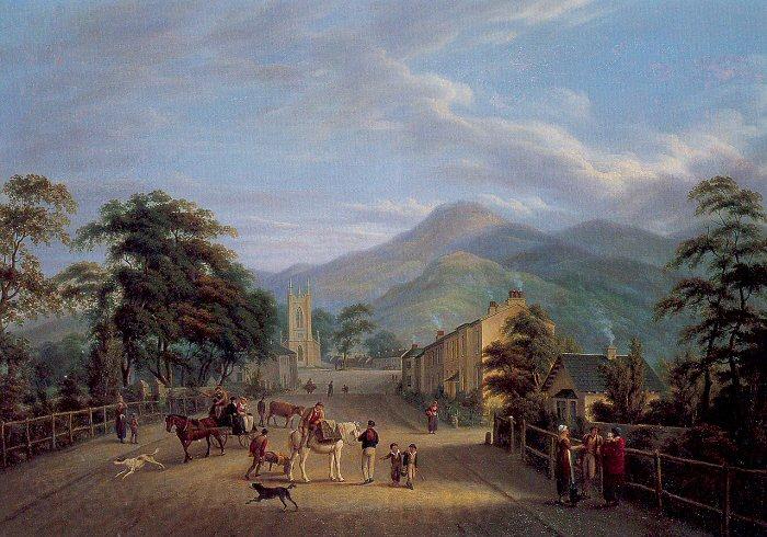 Mulvany, John George View of a Street in Carlingford